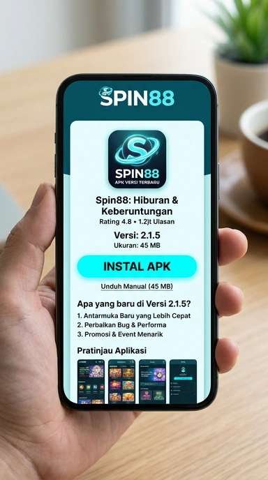 Tampilan halaman APK spin88